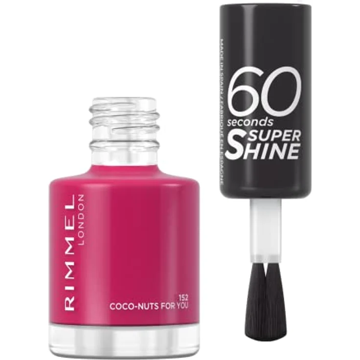 Rimmel London 60 Sekunden Schnelltrocknender Nagellack Nr. 130 Caramel Candy, 8ml – Bild 2