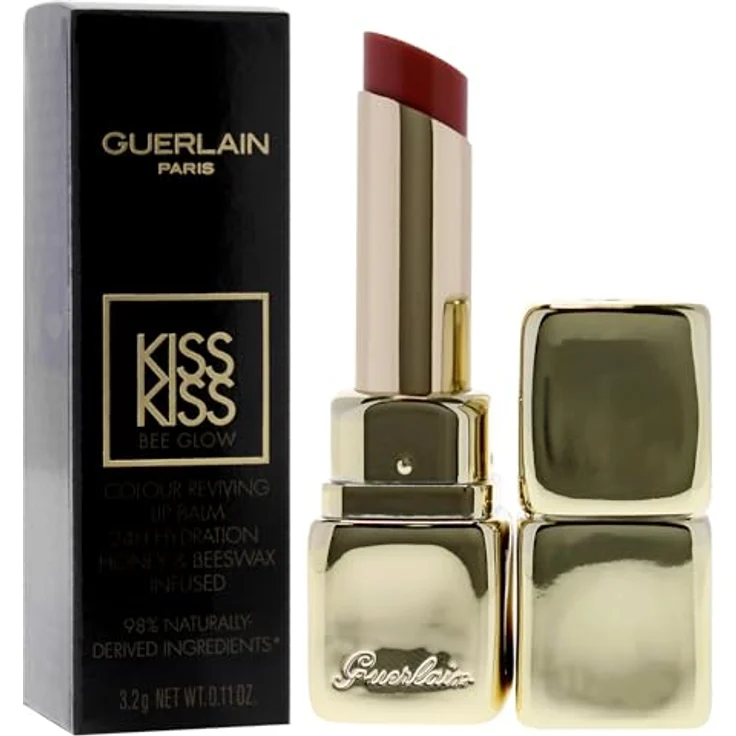 GUERLAIN KissKiss Bee Glow, nährendes und feuchtigkeitsspendendes Lippenbalsam, Farbton 129 Blossom Kiss, 3,2 g – Bild 3