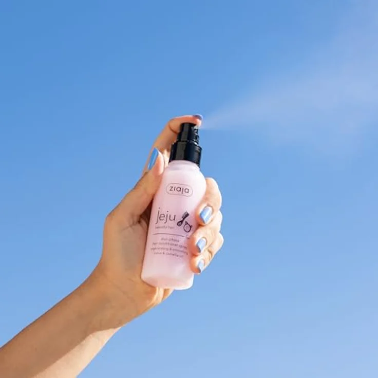 ZIAJA Jeju Duo-Phase Hair Conditioner Spray, 125 ml - pflegend, glättend, für geschmeidiges und glänzendes Haar – Bild 5