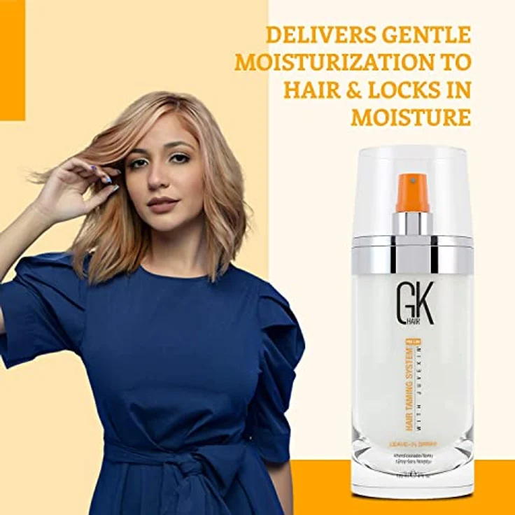 GK Hair Leave In Conditioner, glättender spülungsfreier Conditioner für leichte Kämmbarkeit, 120 ml – Bild 3