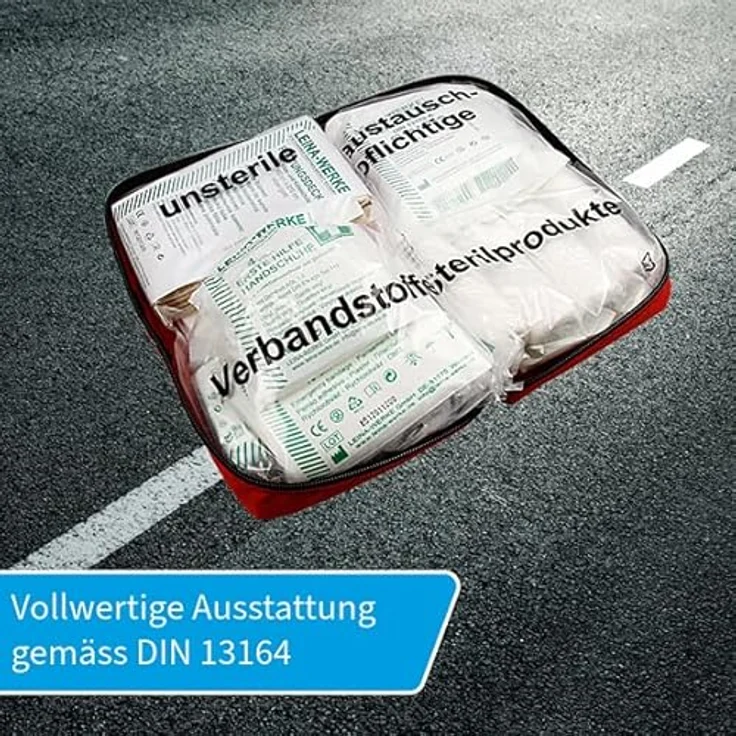 Cartrend KFZ-Verbandtasche, rot - Preisvergleich – Bild 7