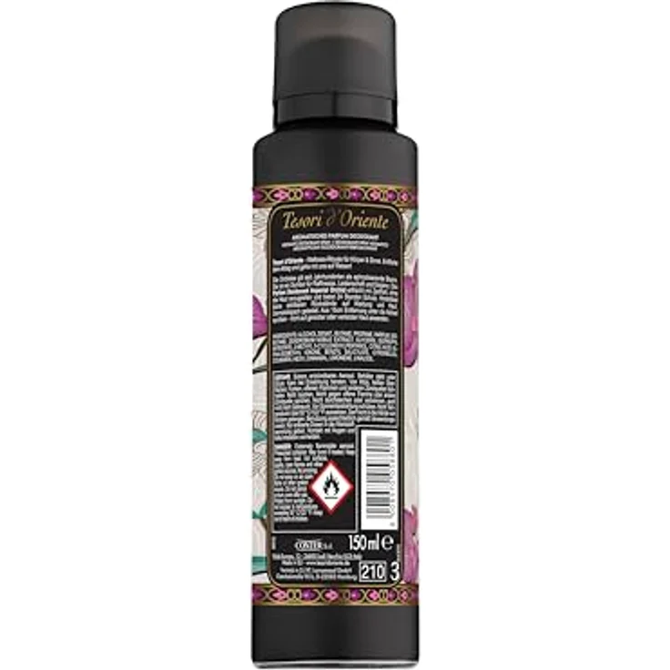 Tesori d'Oriente Parfum Deodorant 'Imperial Orchid', 150 ml, aromatisches Deo-Spray mit luxuriöser Orchidee, 24 h Schutz – Bild 2