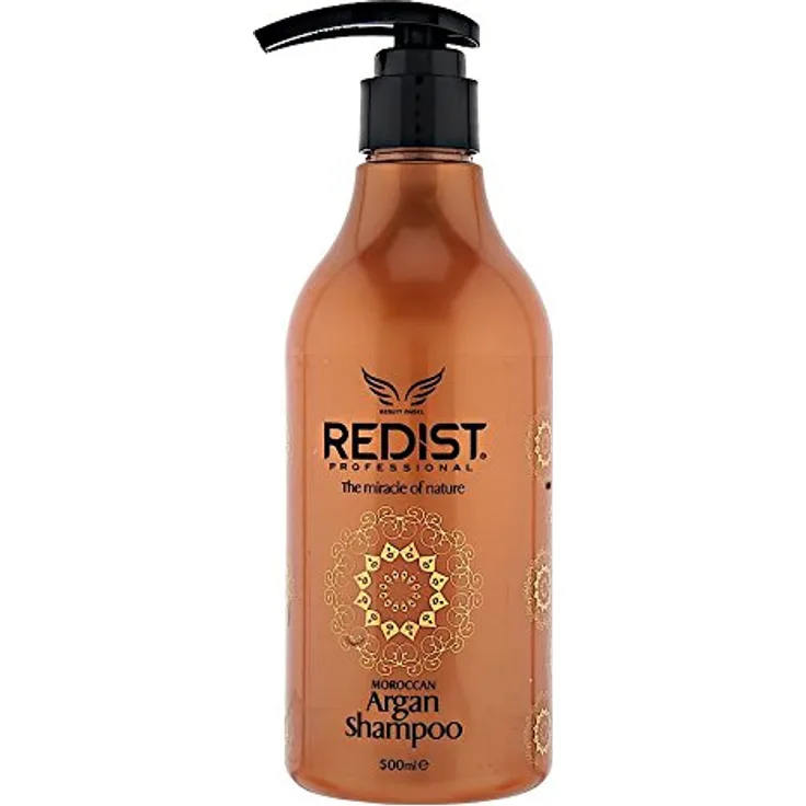 Redist Moroccan Argan Oil Hair Care Shampoo 500ml | Haar-Shampoo Argan-öl| reparierendes Shampoo | Feuchtigkeit spendend|gegen Glanzloses -trockenes-strapaziertes-Haar | Intensive Care | Anti-Frizz