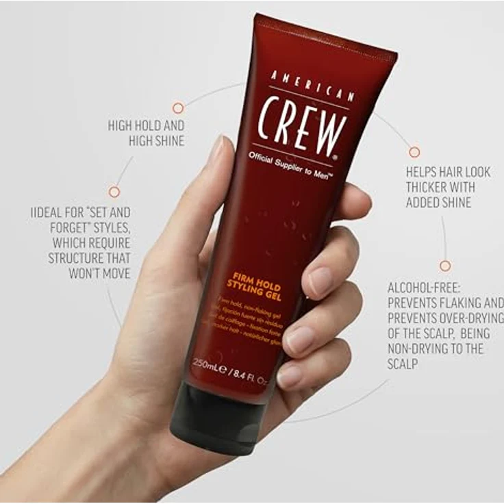 American Crew Style Firm Hold Styling gel Haargel Für Starke Fixierung 100 ml – Bild 4