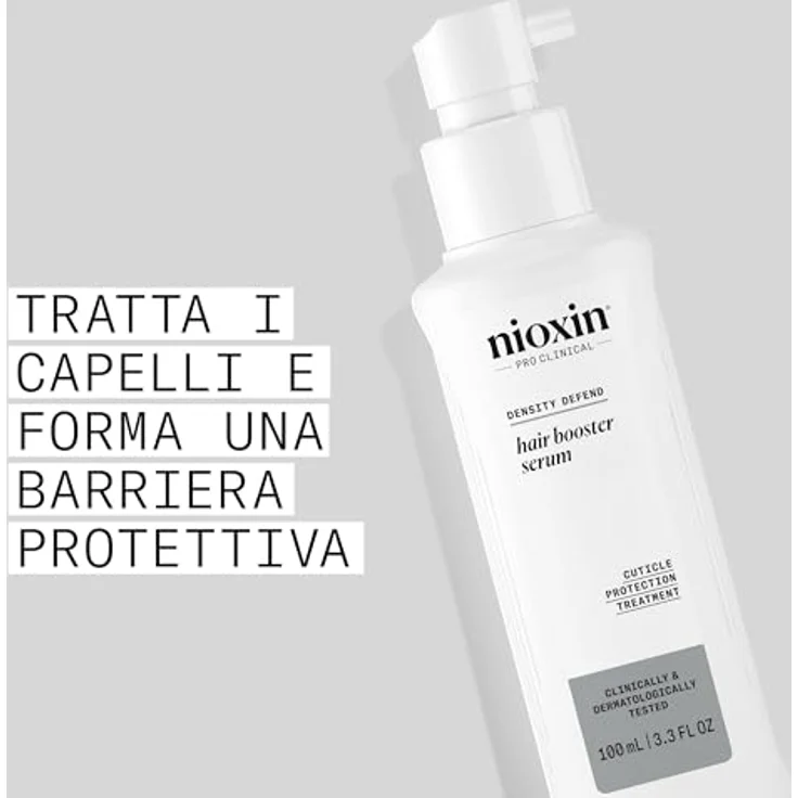 NIOXIN Hair Booster Serum – Schutzbehandlung ohne Ausspülen für Haar mit fortschrittlicher Ausdünnung – mit Pfefferminzöl (100 ml) – Bild 3