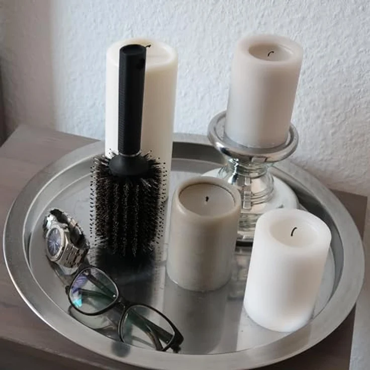 Your Day Mate Haarbürste mit Geheimfach, inkl. 2 wasserdichten + luftdichten Zippern, geheimer Deckel mit Schraubverschluss, Wertsachen Versteck, für unterwegs & Zuhause, Geheimversteck für über 30 Geldscheine – Bild 9
