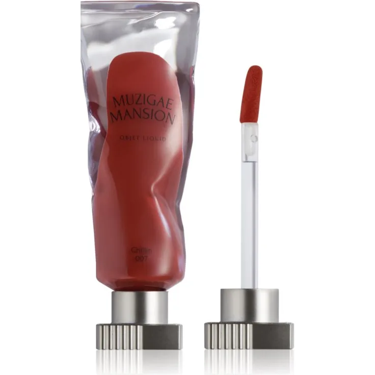 MUZIGAE MANSION Objet Liquid, langanhaltender flüssiger Lippenstift mit Matt-Effekt, Farbton 007 Chillin, 6 ml