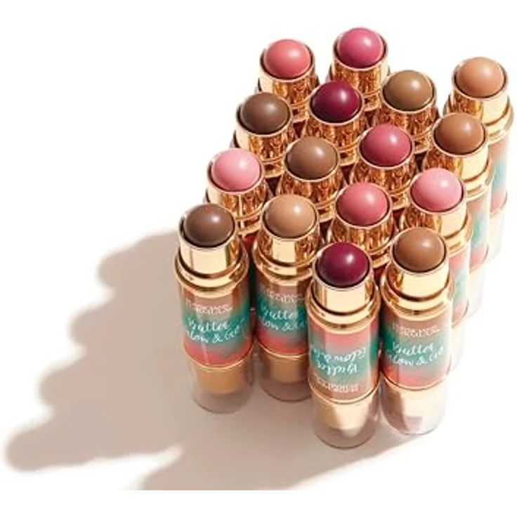 Physicians Formula Butter Glow & Go, beidseitiger Konturenstift für Lippen und Wangen, Farbton Beach Bum Plum, 10 g – Bild 6
