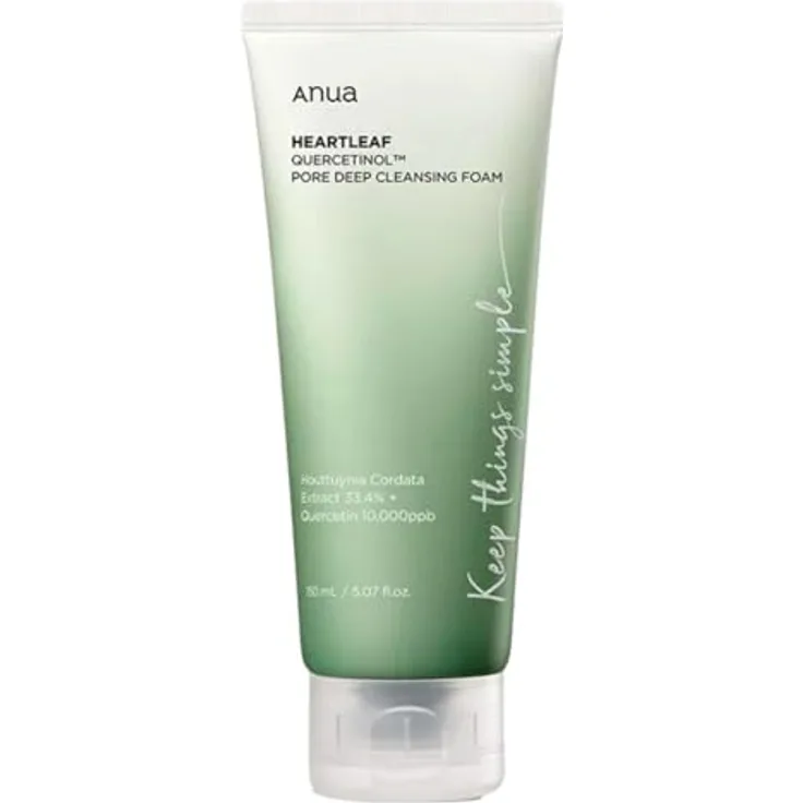 ANUA Heartleaf Quercetinol Porentiefenreinigungsschaum 150ml, Hautreinigungsmittel