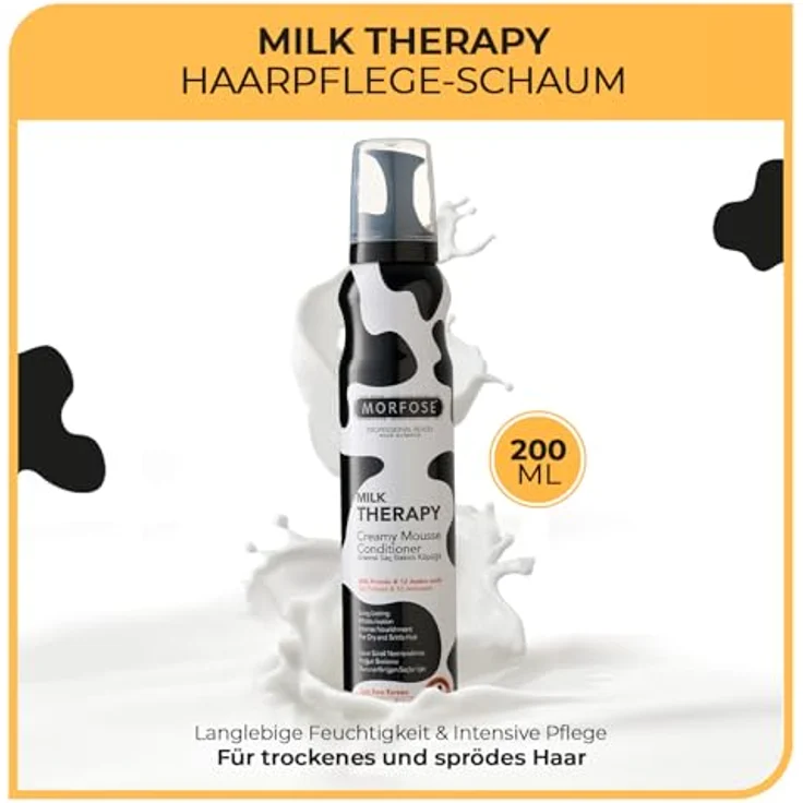 Morfose Milk Therapy Hair Creamy Mousse Conditioner 200 ml – Bild 3