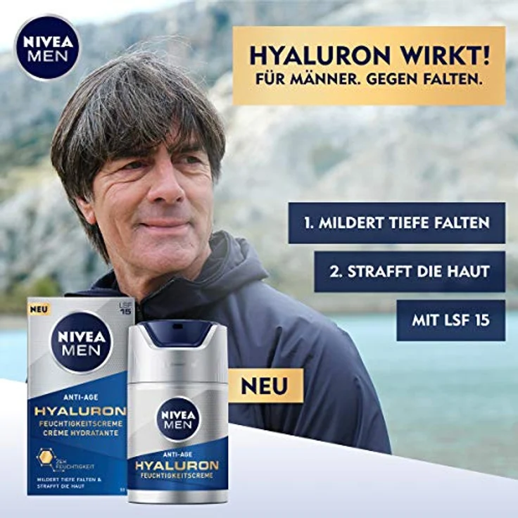 Nivea Men Anti Age Hyaluron Augencreme für Herren 15 ml – Bild 6