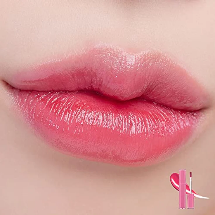 rom&nd Dewyful Water Tönung Lipgloss 5g, nicht klebende Formel mit 4 Kräuterextrakten, Farbe 05 TAFFY – Bild 2