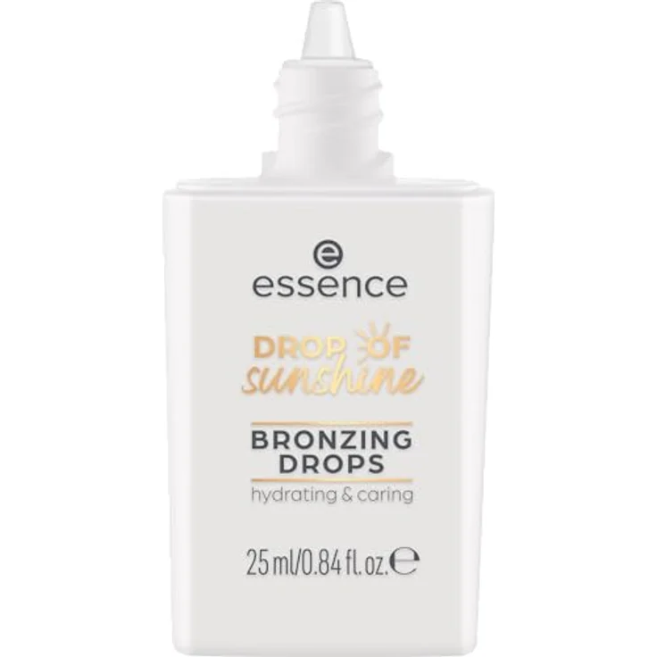 essence cosmetics DROP OF sunshine BRONZING DROPS, Bronzer, Braun, feuchtigkeitsspendend, pflegend, mit Vitaminen, natürlich, strahlend, vegan, ölfrei, 1er Pack (25ml) – Bild 1