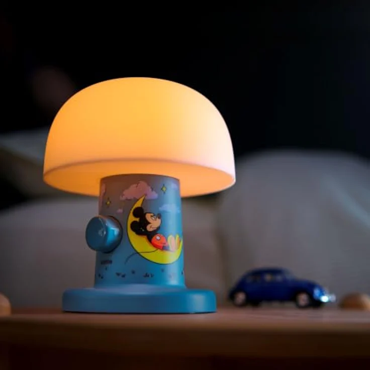 Lumie Willow - Mickey und Freunde, Licht- und Wärmetherapiegerät für Babys, Low-Blue-Light mit sanfter Dimmbare Nachtlichtfunktion – Bild 4
