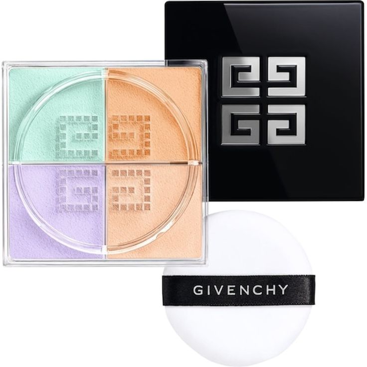 GIVENCHY Prisme Libre 4-Color Loose Powder, Teint Make-Up Puder für Damen, 10 g, in Farbvariante Tulle Opalescent, mattierendes Finish, 24 Stunden Halt