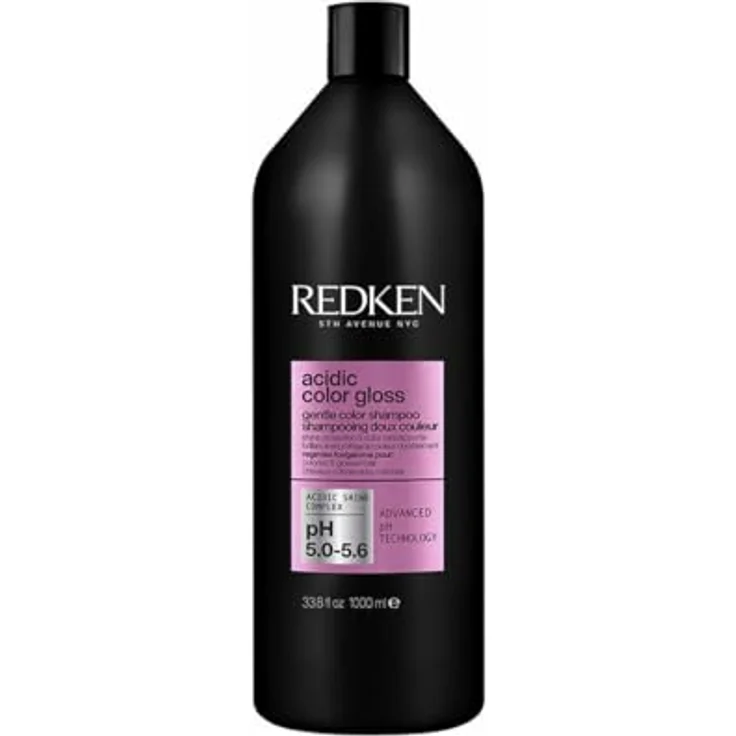 Redken Acidic Color Gloss Shampoo für gefärbtes Haar, 1 l, Glanzverstärker, mehrfarbig – Bild 1