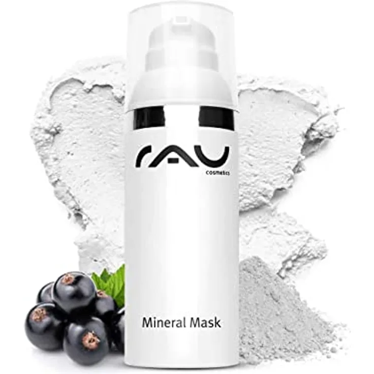 RAU Cosmetics Rügener Heilkreide & Zink Gesichtsmaske Mineral Mask 50 ml - Blackhead Remover Maske gegen Mitesser, Pickel & Unreinheiten - Für Unreine, Fettige & zu Akne & Neurodermitis Neigende Haut