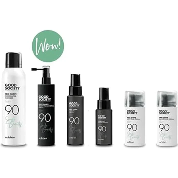 Artègo Good Society 90 Free Shape Crystal Drops Serum, gegen gekräuseltes Haar, 100 ml - leichtes Haaröl mit Zistrosen-Extrakt für seidigen Glanz und geschmeidige Kämmbarkeit – Bild 2