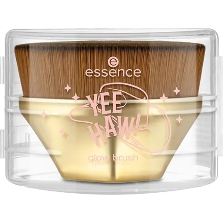 essence YEE HAW! Universalpinsel für das Gesicht, veganer Make-up-Pinsel mit feinen Borsten, 1 St.