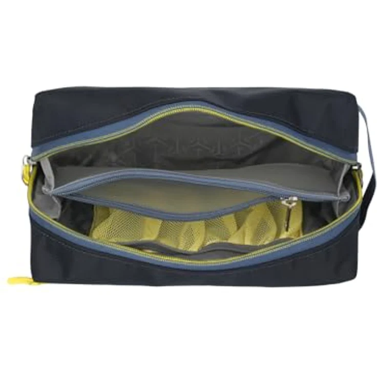 Travelite Color Craze Kulturbeutel, 24 cm, blau, aus 100% Polyester, praktisch und leicht – Bild 4