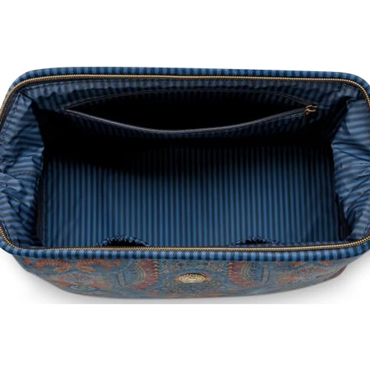 Pip Studio Cooper Cosmetic Purse Extra Large Jabali Blue, großzügiger Stauraum, robustes Material, praktische Aufteilung, kompakt und leicht zu reinigen, 30x13.8x20.7cm – Bild 3