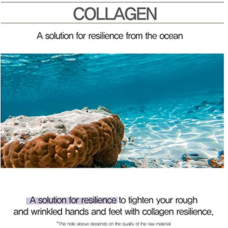 MIZON COLLAGEN HAND & FOOT CREAM (100ml) Feuchtigkeitsspendende Creme für trockene Haut, Hände, Ellbogen und Fersen, Hautreparatur – Bild 4