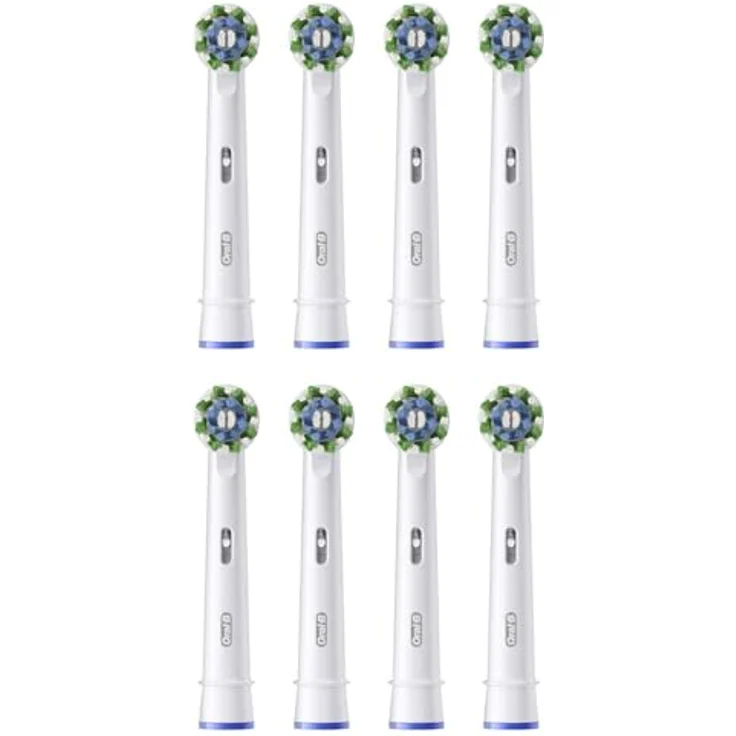 Oral-B Pro Cross Action Aufsteckbürsten, 8 Stück, X-förmige Filamente für optimale Reinigung, kompatibel mit allen wiederaufladbaren Oral-B Zahnbürsten – Bild 2