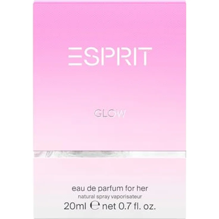 Esprit GLOW Parfüm Damen 20ml, Fruchtiges Eau de Parfum mit Grapefruit, Jasmin, Himbeere & Moschus, Rosé-Gold Flakon – Bild 3