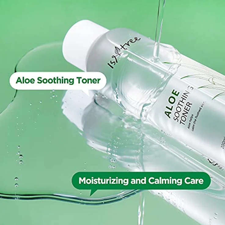 IsNtree Aloe Soothing Toner 200ml, Beruhigendes Gesichtswasser mit ASTRINGENT SUBSTANZ – Bild 3