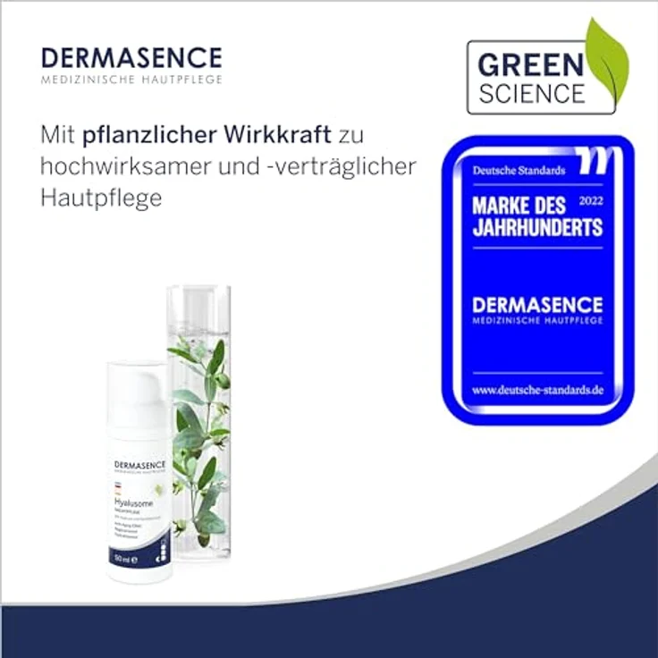 DERMASENCE Hyalusome Nachtpflege, 50 ml - Regenerierende Nachtcreme für feuchtigkeitsarme Haut mit Hyaluron und Nachtkerzenöl – Bild 2