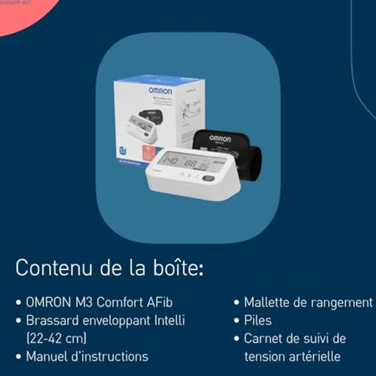 Omron M3 Comfort AFib, Blutdruckmessgerät Oberarm mit Vorhofflimmer-Erkennung und 3-fachem Messmodus – Bild 3