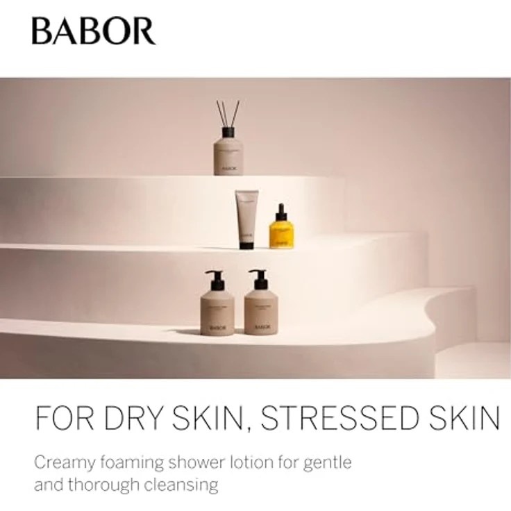 BABOR Soul & Body Wash | Aroma Duschgel für Trockene und Empfindliche Haut, Entspannende Duschcreme Mit Patchouli & Pflegenden Ölen, Beruhigender Duft, Mit Vitamin E, Vegan | 250 ml – Bild 4