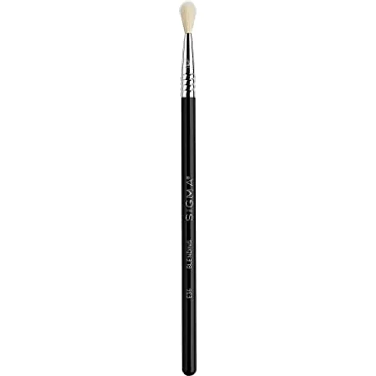 Sigma Beauty E36 Blending Brush - Precision Blending Brush For Corner Eyelids - Eyeshadow Application and Small Blending Brush - Apply Pigment and Blend Harsh Lines On Small Areas of the Eye