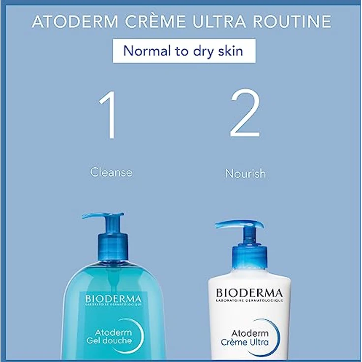 Bioderma Atoderm Creme Ultra – Sanfte und pflegende Feuchtigkeitspflege für trockene Haut, 200 ml – Bild 4