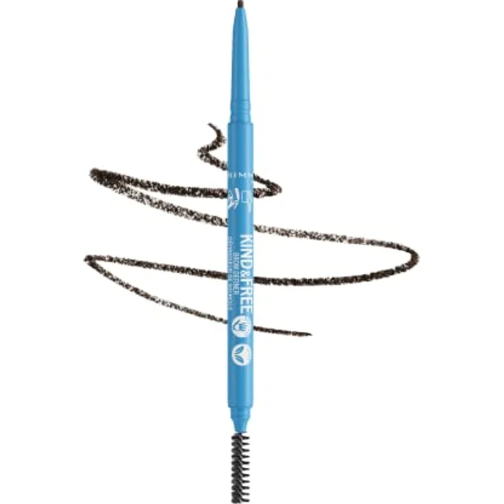 Rimmel London Kind & Free Augenbrauenstift Brow Definer, natürliche Pigmente, natürliche Wirkung, vegane Formel - 006 - Espresso, 0,09 g – Bild 2