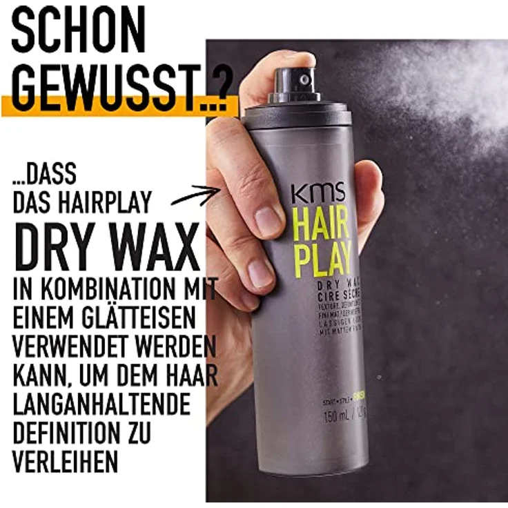 KMS Hair Play Dry Wax 150 ml – Bild 4