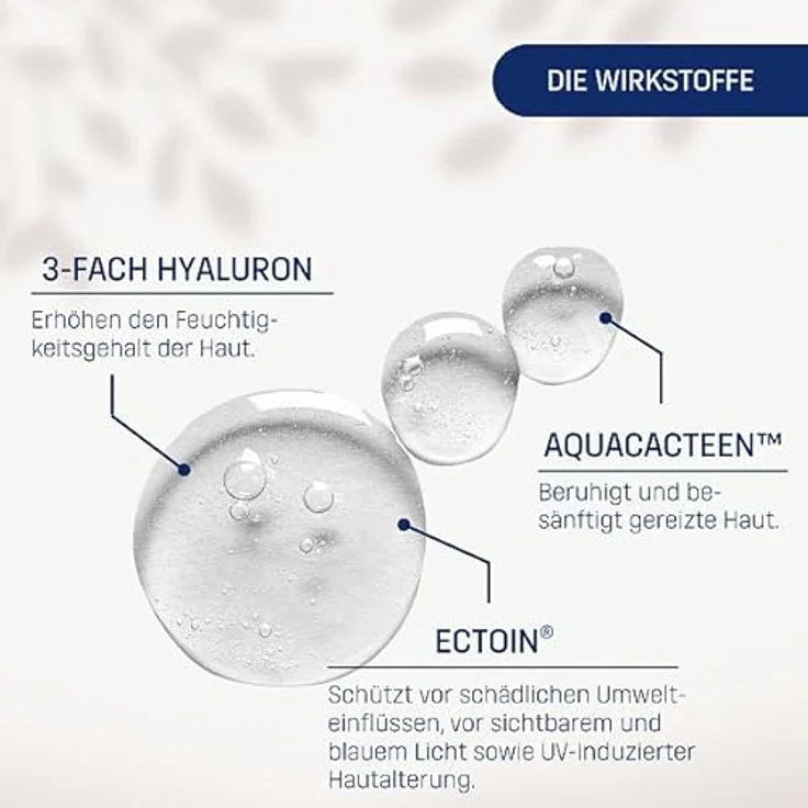 Eubos ANTI AGE, Hyaluron Deep Effect, Ampullen-Kur für jugendliche Frische, 7x 2 ml, Vegan – Bild 3