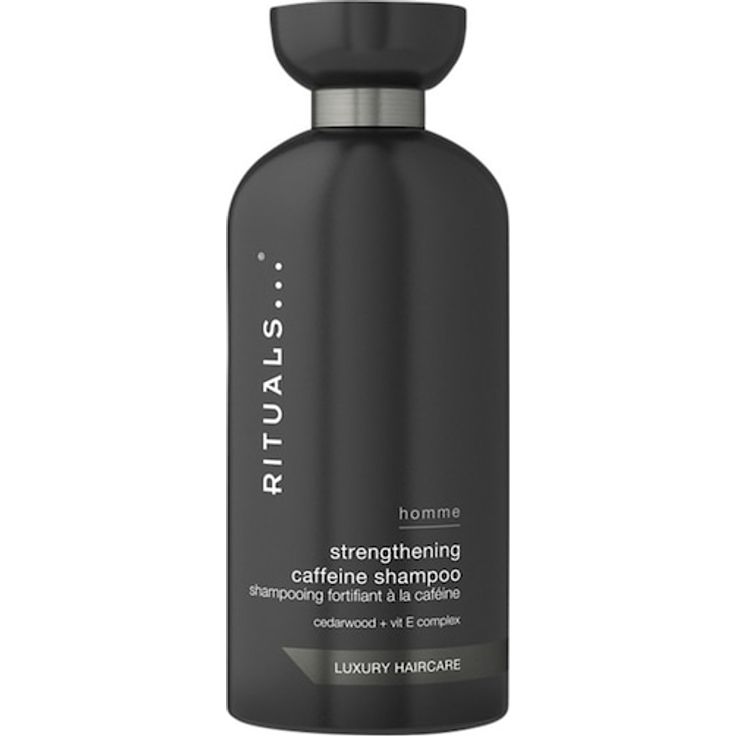 RITUALS Homme Collection Strengthening Caffeine Shampoo, fördert Haarwachstum und Kopfhautbalance, 250 ml