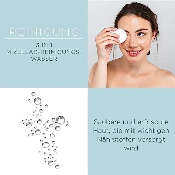 La mer 3 in 1 Mizellar-Reinigungswasser - Reinigung, Augen Make-up Entferner und Gesichtswasser in einem - Spendet intensiv Feuchtigkeit - Pflegt gleichzeitig die empfindliche Augenpartie - 200 ml – Bild 2