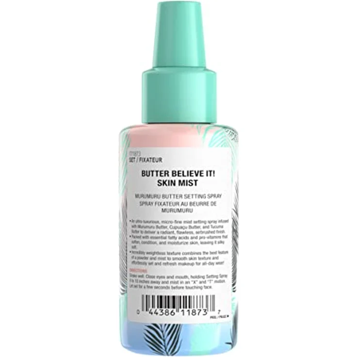 PHYSICIANS FORMULA Murumuru Butter Believe It! Skin Mist Fixing Spray, ultra-luxuriöses Make-up Fixierspray mit Murumuru Butter, Cupuaçu Butter und Tucuma Butter für ein strahlendes Finish – Bild 7