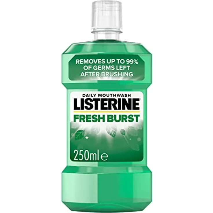 Listerine Mouthwash Fresh Burst Mundwasser für frischen Atem 250 ml – Bild 2