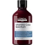 L'Oréal Professionnel Vitamino Color Spectrum Blue Dyes Neutralizing Shampoo, 300 ml, für Farbbrillanz und Glass Hair Effekt bei coloriertem Haar, Neutralisiert Orangetöne, Serie Expert