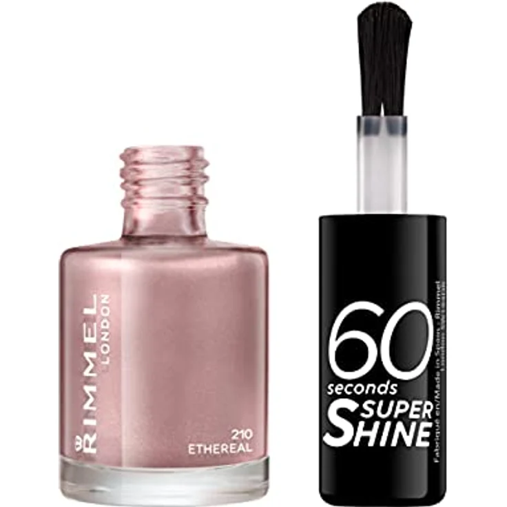 Rimmel London 60 Seconds Super Shine Schnelltrocknender Nagellack 8 ml Farbton 210 Ethereal – Bild 2
