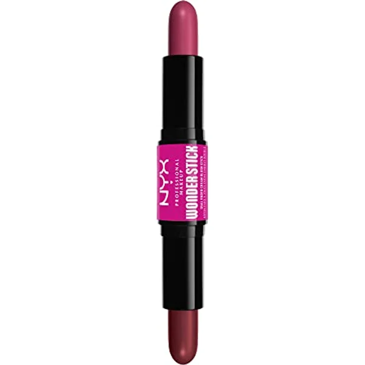 NYX Professional Makeup Wonder Stick Blush, 8 g, Rouge-Stift in Deep Magenta N Ginger mit feuchtigkeitsspendender Formel – Bild 1