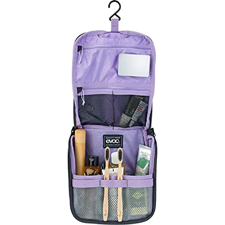 Evoc Wash Pouch Necessaire, Mehrfarbig, Kulturbeutel mit 2.50 l Volumen und Spiegel, zum Aufhängen – Bild 3