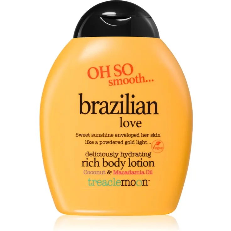 Treaclemoon Brazilian Love, hydratisierende Körpercreme mit intensiver Feuchtigkeitspflege, 250 ml, vegan