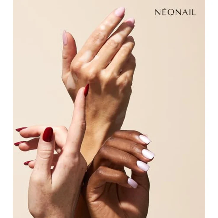 NÉONAIL UV Nagellack 7,2 ml, dunkelrot PERFECT RED, stark pigmentierter UV Gel-Lack für langlebige Maniküre bis zu 21 Tage – Bild 5