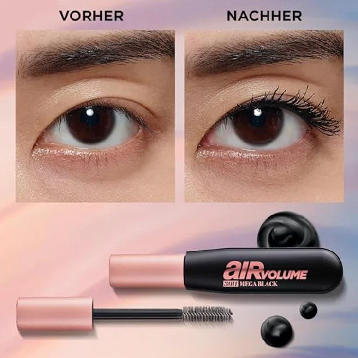L'Oréal Air Volume 30H Mega Black Mascara 9.4 ml Nr. 0 - schwarz – Bild 3