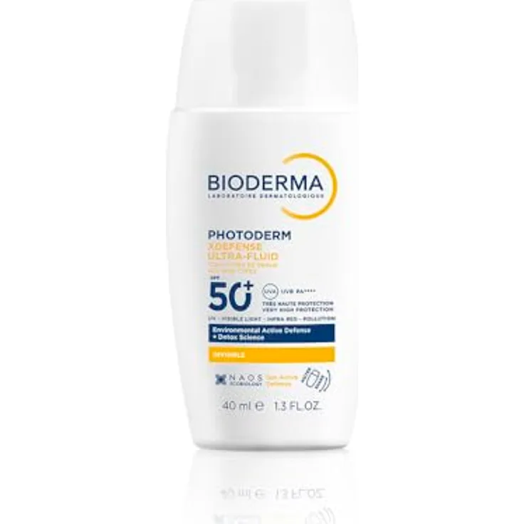 Bioderma Photoderm XDefense Ultra-Fluid SPF50+, 40 ml, Detox-Formel mit ultra-flüssiger Textur und aktiver Abwehr