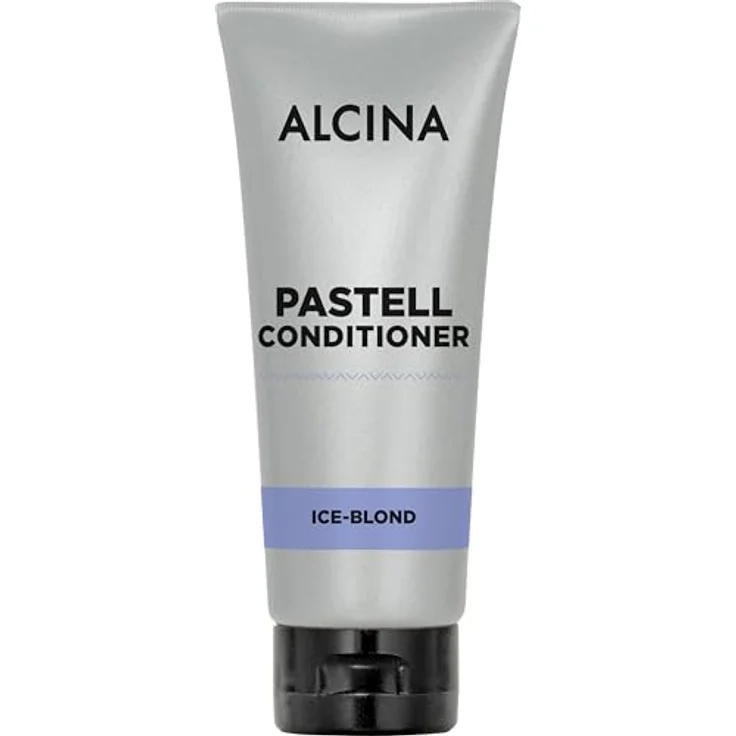 ALCINA Pastell Conditioner Ice-Blond, 100 ml, neutralisiert gelbe & orange Reflexe, intensive Feuchtigkeitspflege, verbessert Kämmbarkeit, mit Panthenol